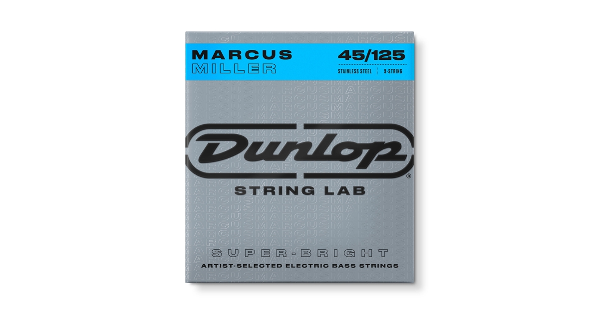 DUNLOP DBMMS45125 MARCUS MILLER SUPER BRIGHT, MEDIUM SET/5 DUNLOP DBMMS45125 MARCUS MILLER SUPER BRIGHT, MEDIUM SET/5