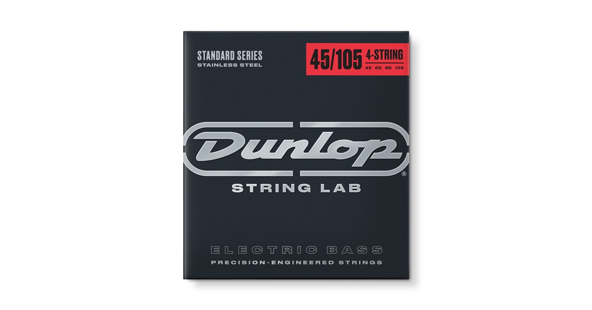 DUNLOP DBS45105 STAINLESS STEEL, MEDIUM SET/4 DUNLOP DBS45105 STAINLESS STEEL, MEDIUM SET/4