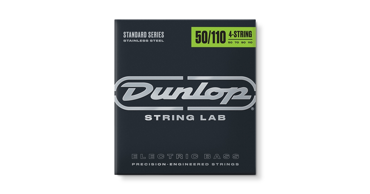 DUNLOP DBS50110 STAINLESS STEEL, HEAVY SET/4 DUNLOP DBS50110 STAINLESS STEEL, HEAVY SET/4