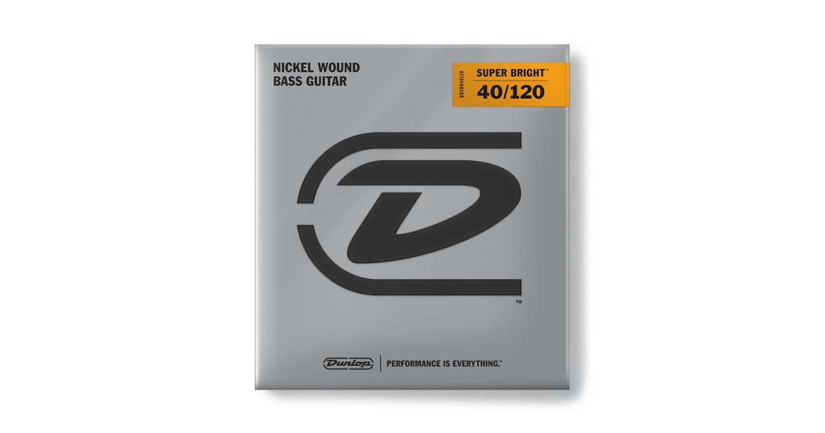 Dunlop DBSBN40120 Super Bright Nickel Wound, Light Set/5