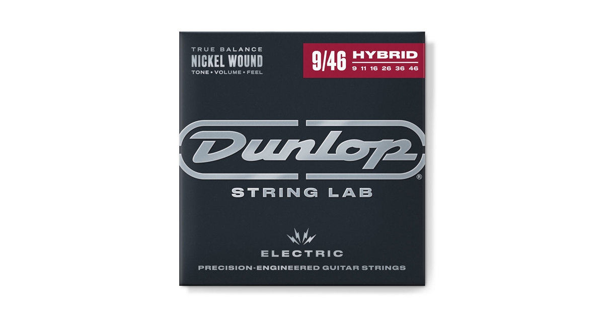 Dunlop DEN0946 Nickel Plated Steel, Light /Heavy, Set/6