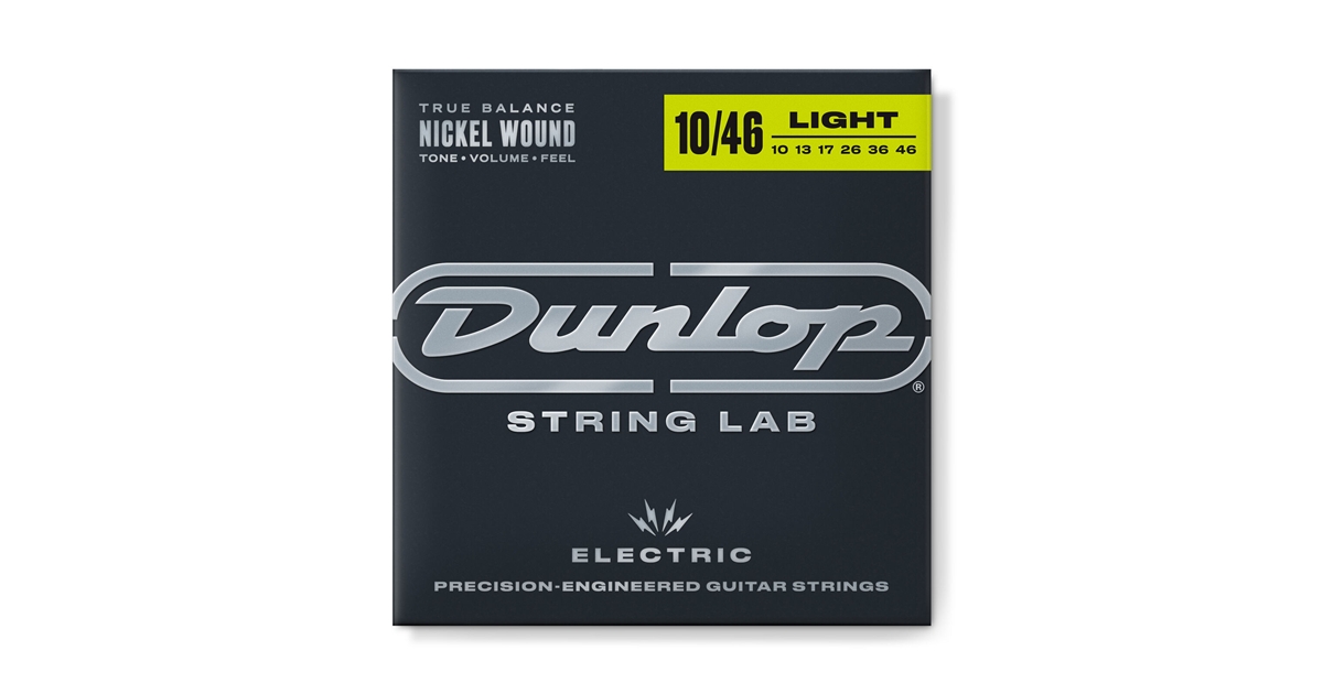 Dunlop DEN1046 Nickel Plated Steel, Medium, Set/6