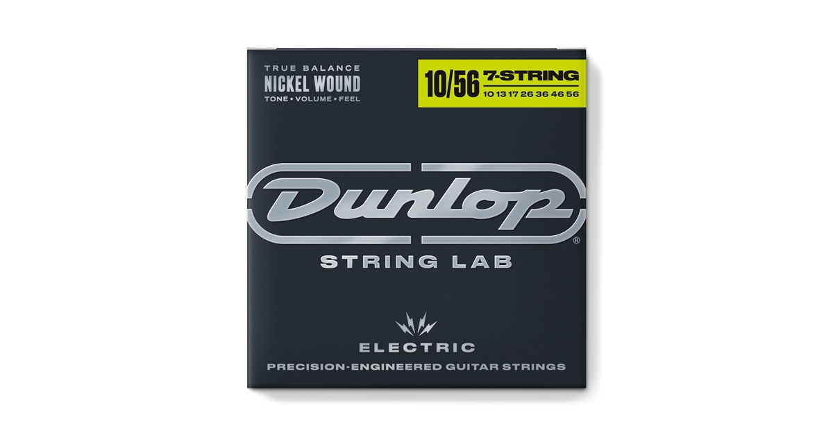 Dunlop DEN1056 Nickel Plated Steel, Medium, Set/7