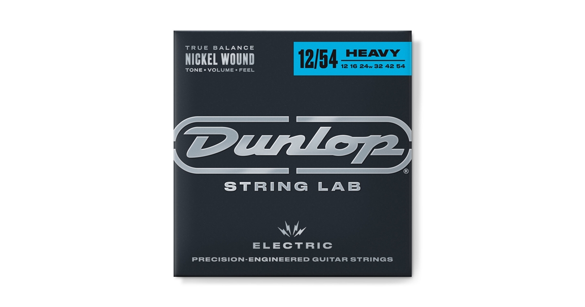 Dunlop DEN1254 Nickel Plated Steel, Heavy, Set/6