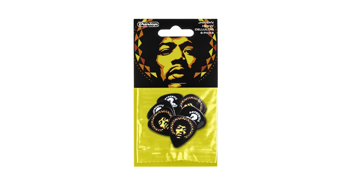 Dunlop JHP16HV Jimi Hendrix '69 Psych Series Aura Mandala Player's Pack/6