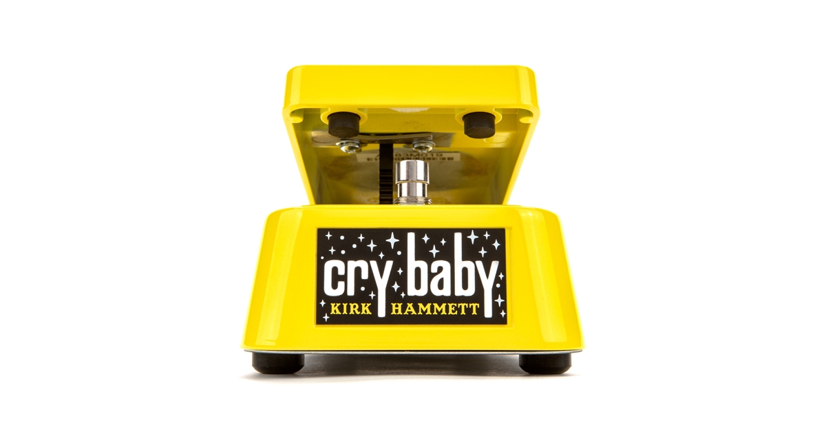 Dunlop KH95Y Kirk Hammett Cry Baby Wah Yellow Sparkle Edition