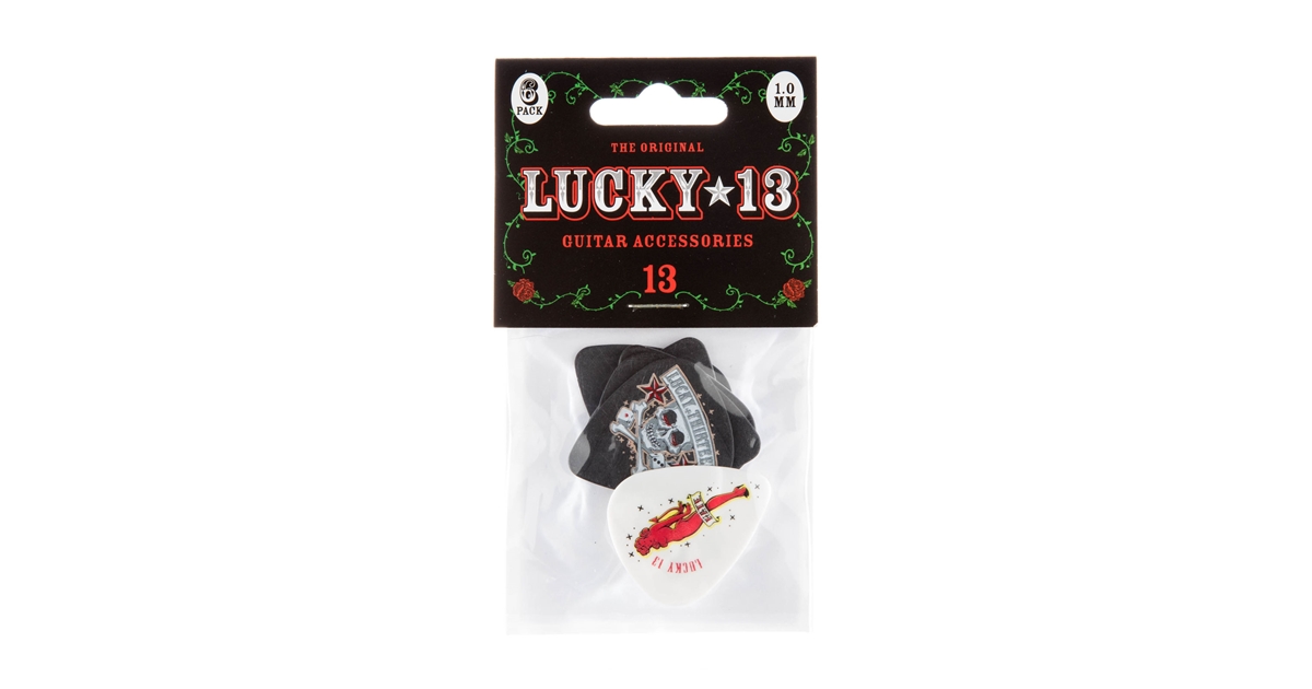 DUNLOP L13BP1.0 LUCKY 13 1.0MM PLAYER/6 DUNLOP L13BP1.0 LUCKY 13 1.0MM PLAYER/6