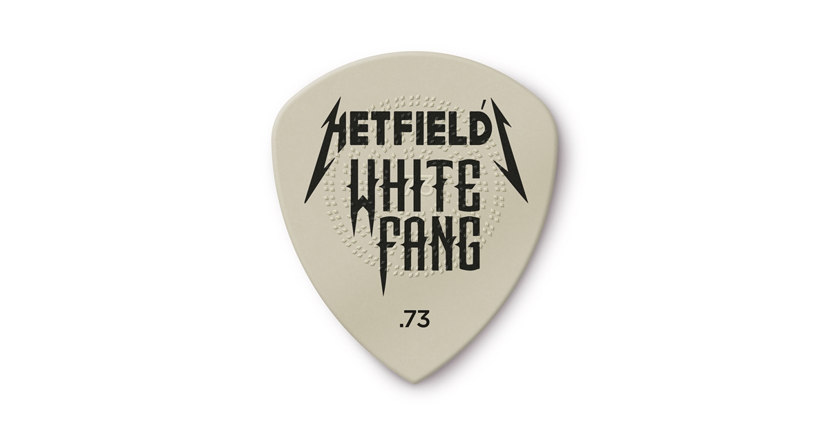 Dunlop PH122P073 Hetfield's White Fang Custom Flow .73 Player's Pack/6