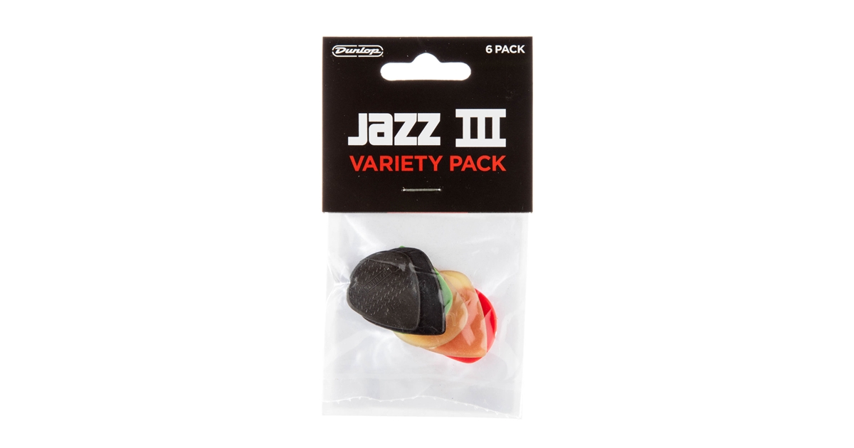 Dunlop PVP103 Assortimento JAZZ III (busta da 6 plettri)