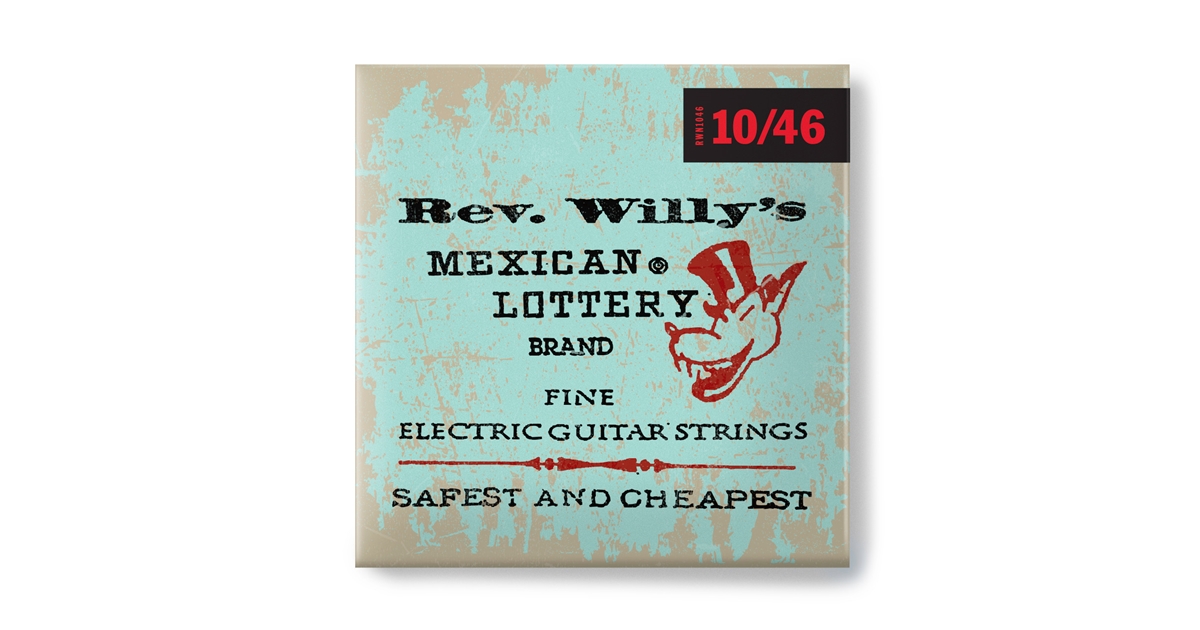 DUNLOP RWN1046 REV. WILLIE, MEDIUM SET/6 DUNLOP RWN1046 REV. WILLIE, MEDIUM SET/6