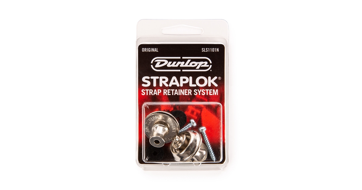 DUNLOP SLS1101N STRAPLOK ORIGINAL STRAP RETAINER SYSTEM, NICKEL