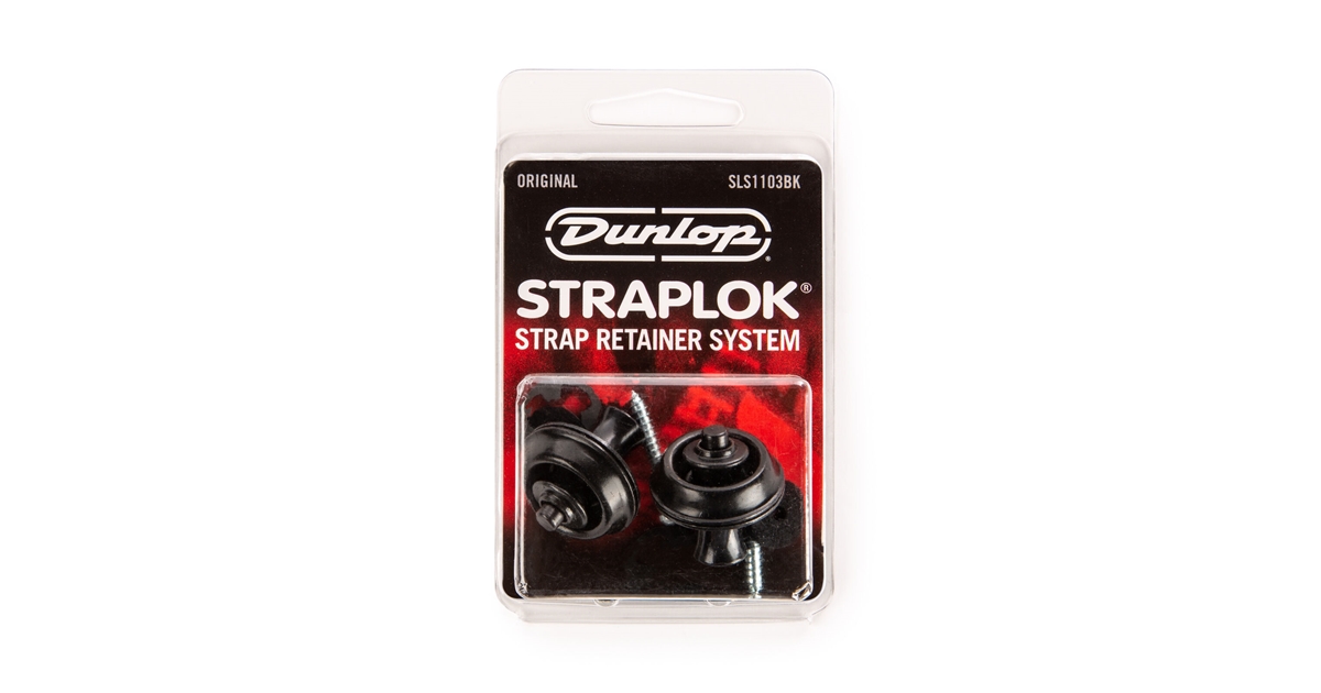 DUNLOP SLS1103BK STRAPLOK ORIGINAL STRAP RETAINER SYSTEM, BLACK