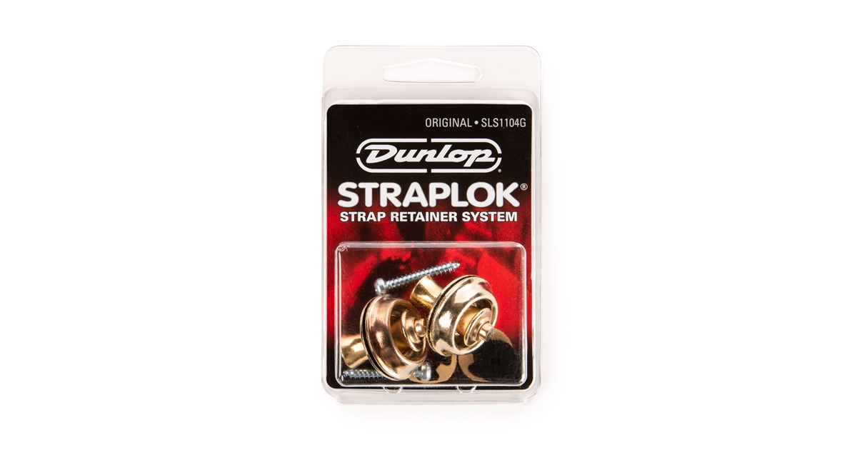 DUNLOP SLS1104G STRAPLOK ORIGINAL STRAP RETAINER SYSTEM, GOLD