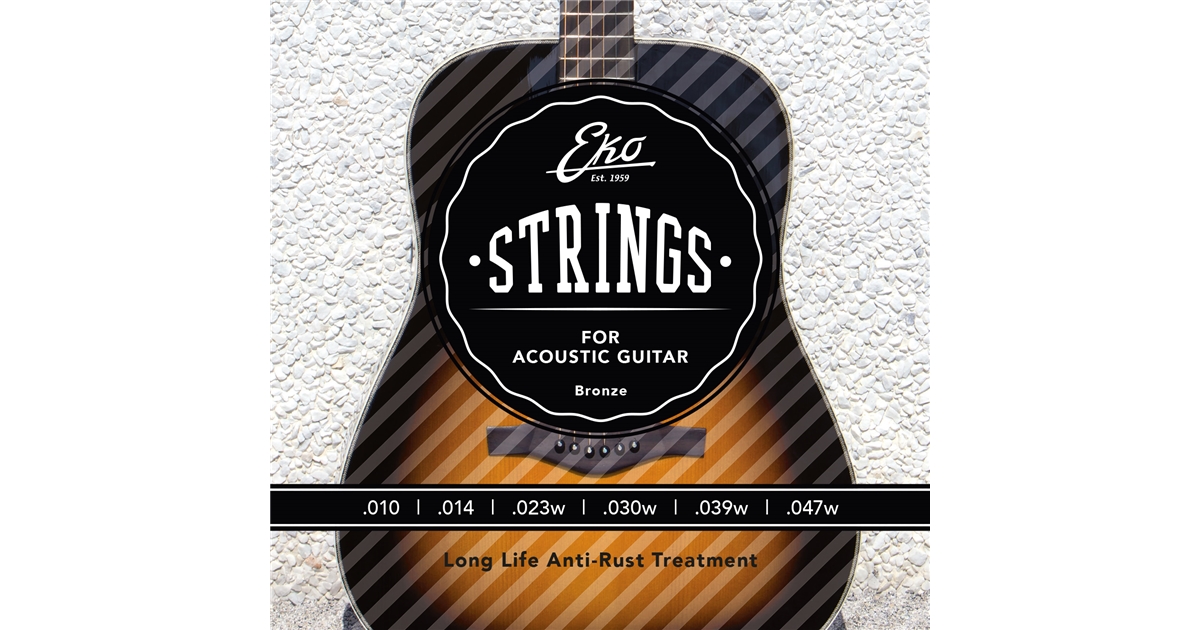 EKO CORDE CHITARRA ACUSTICA BRONZE 10-47 LIGHT SET/6 EKO CORDE CHITARRA ACUSTICA BRONZE 10-47 LIGHT SET/6
