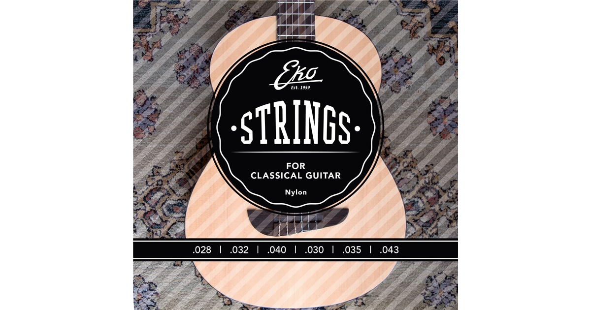 EKO CORDE CHITARRA CLASSICA 28-43 MEDIUM TENSION SET/6 EKO CORDE CHITARRA CLASSICA 28-43 MEDIUM TENSION SET/6