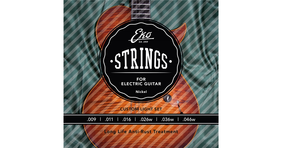 EKO CORDE CHITARRA ELETTRICA 9-46 LIGHT SET/6 EKO CORDE CHITARRA ELETTRICA 9-46 LIGHT SET/6