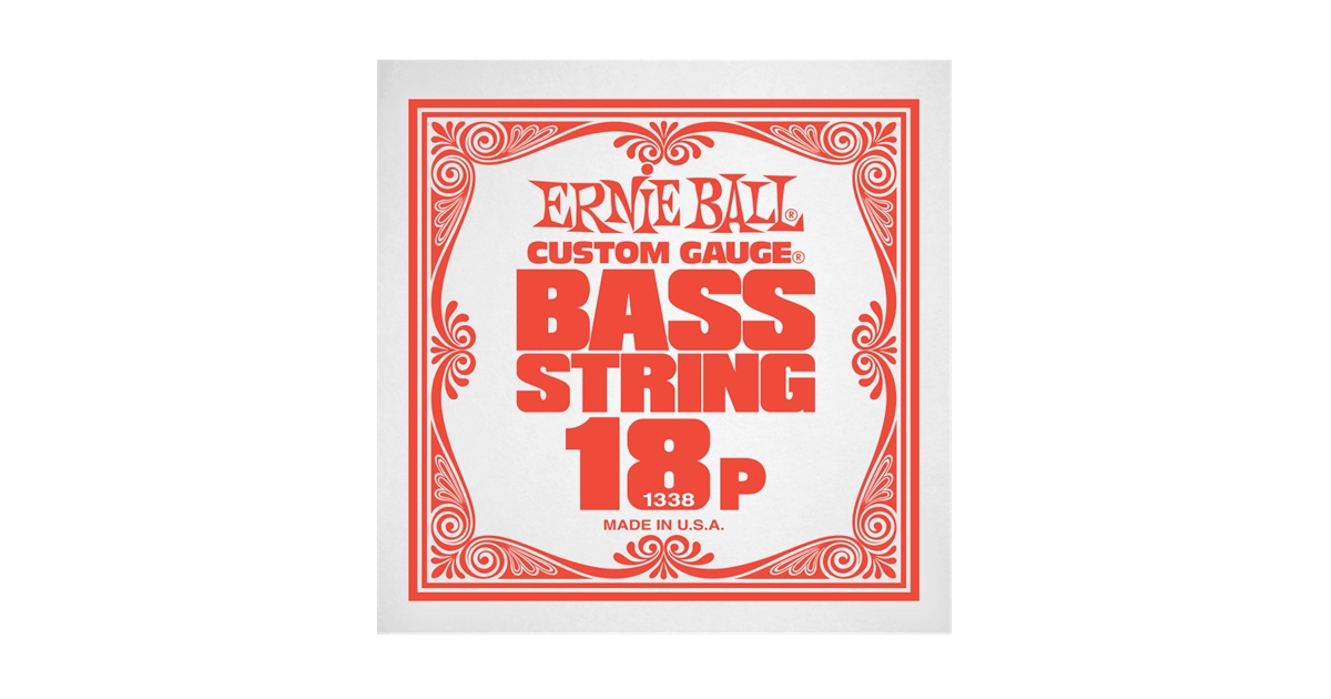 ERNIE BALL 1338 STAINLESS STEEL BASS .018 ERNIE BALL 1338 STAINLESS STEEL BASS .018