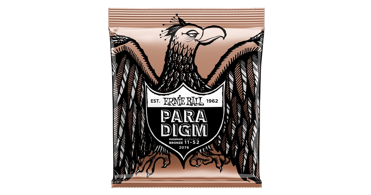 Ernie Ball 2078 Paradigm Phosphor Bronze Light 11-52