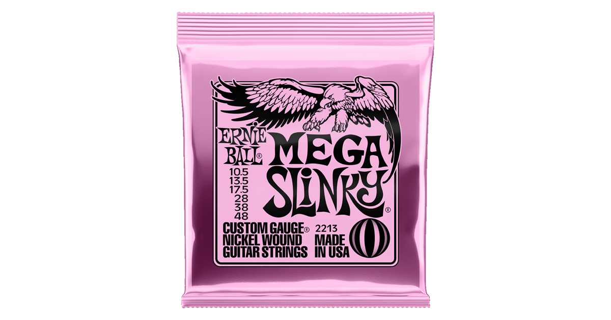 Ernie Ball 2213 Nickel Wound Mega Slinky 10,5-48