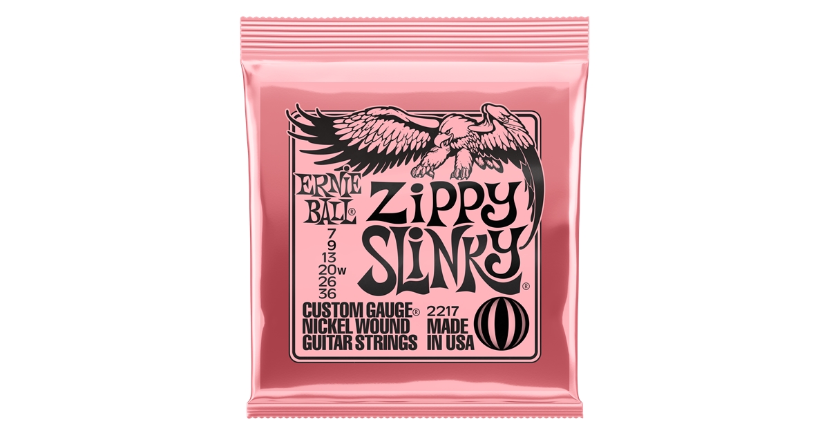 Ernie Ball 2217 Nickel Wound Zippy Slinky 7-36