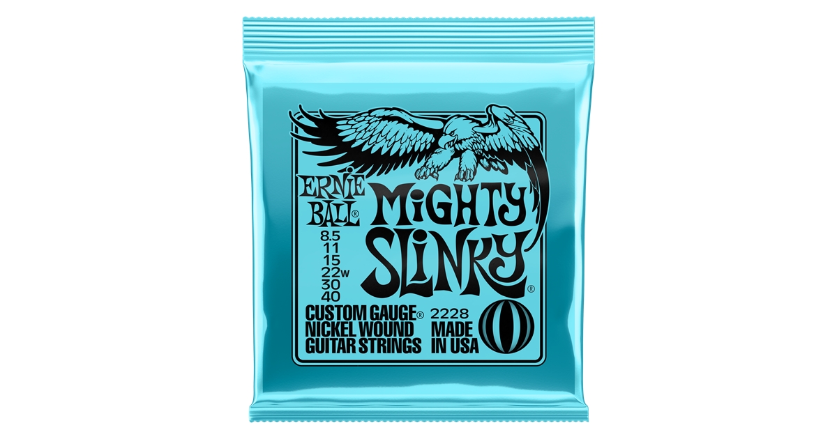 Ernie Ball 2228 Nickel Wound Mighty Slinky 8,5-40