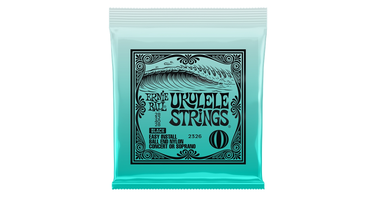 Ernie Ball 2326 Nylon Ukulele Strings Black