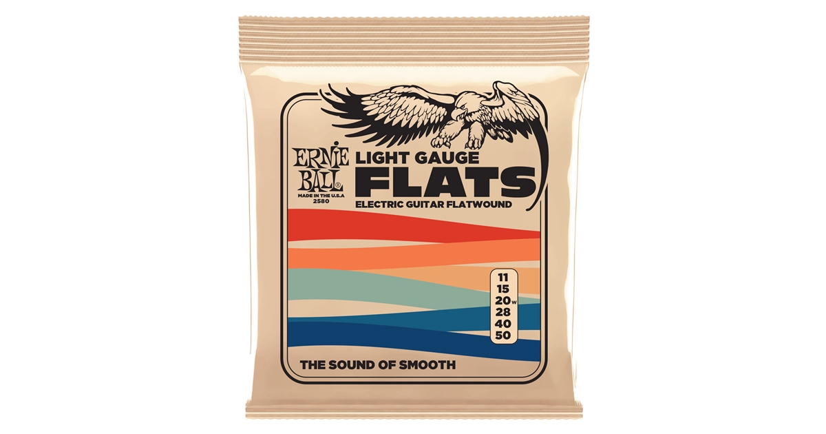 Ernie Ball 2580 Light Flat El Guitar 11-50