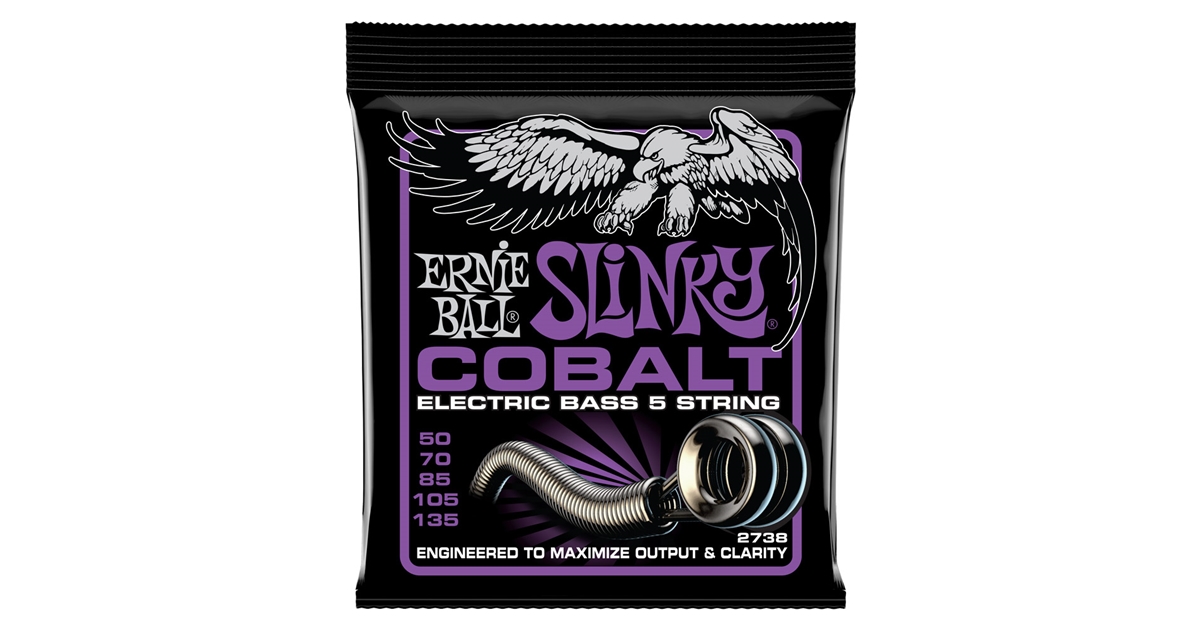 Ernie Ball 2738 Power Slinky Cob 5 Bass 50-135