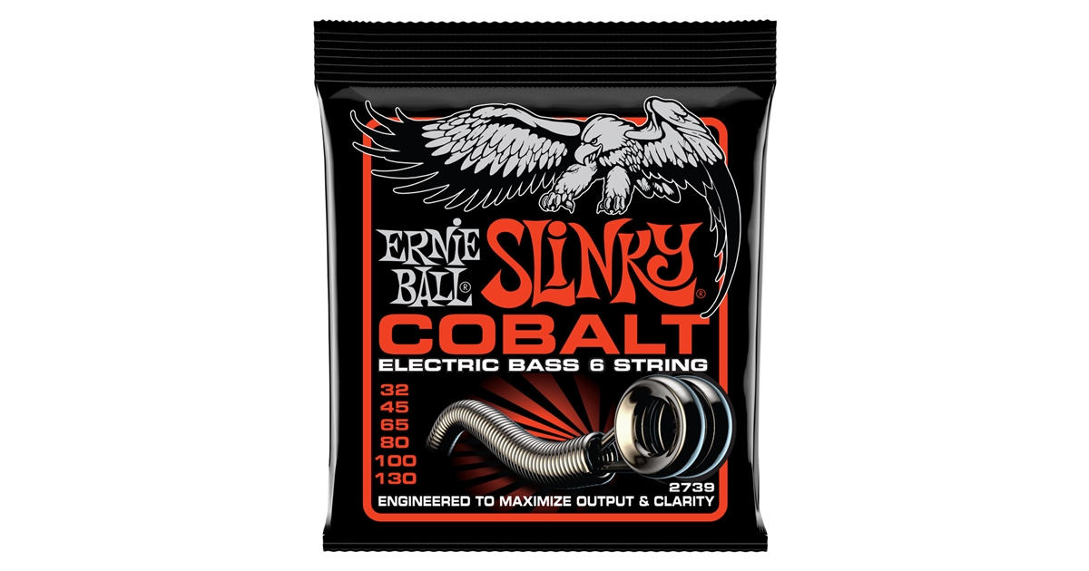 Ernie Ball 2739 Slinky Cobalt 6 Bass Str 32-130