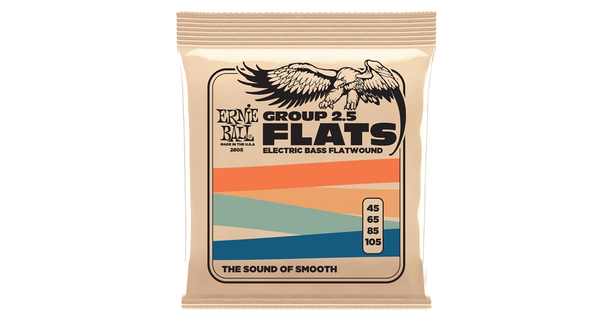 Ernie Ball 2805 Flat Group 2.5 Elec Bass 45-105