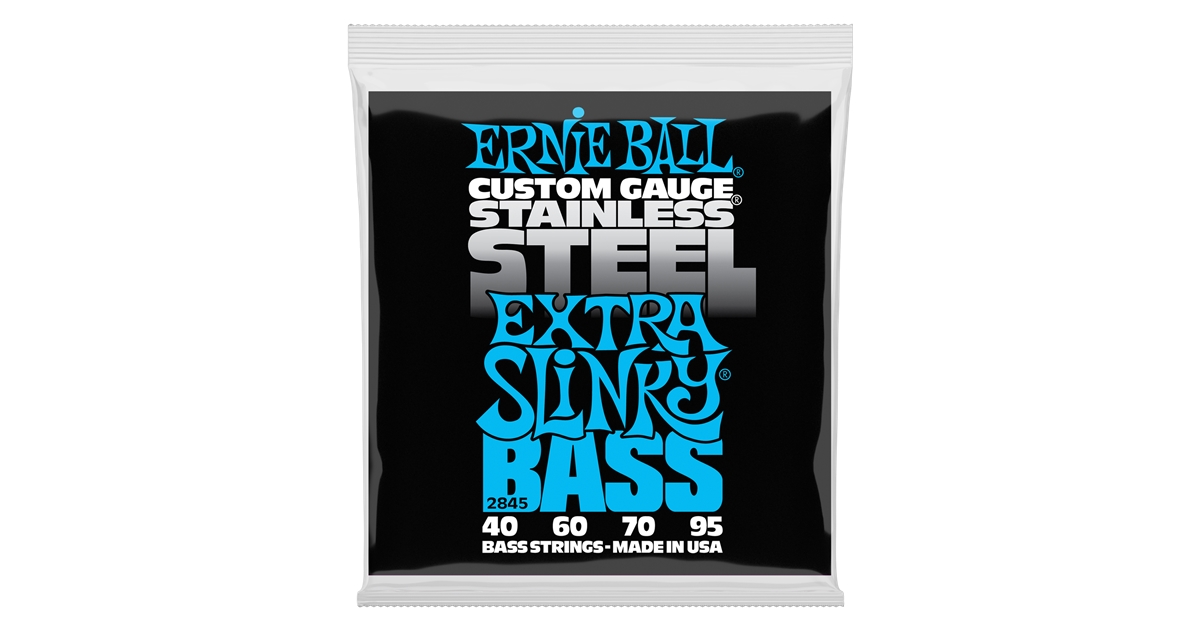 Ernie Ball 2845 Extra Slinky Stainless Steel 40-95