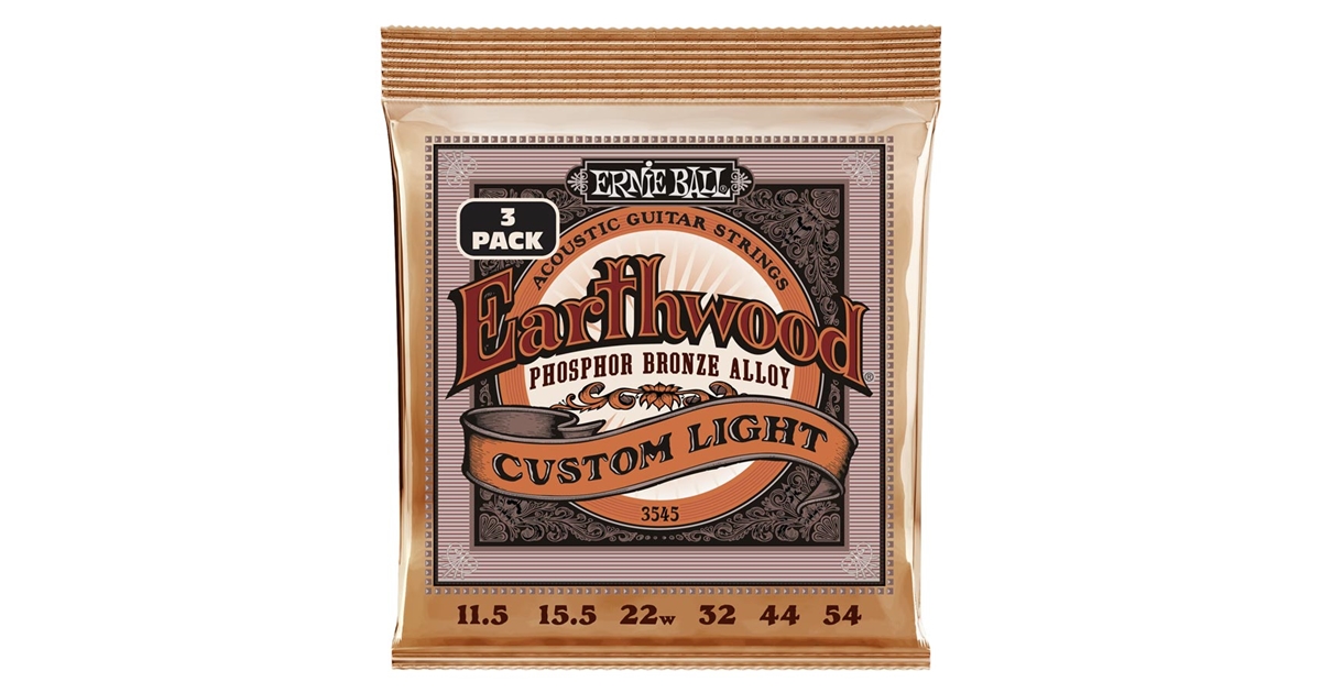Ernie Ball 3545 Erthwd Custom Light Phos 11.5 54