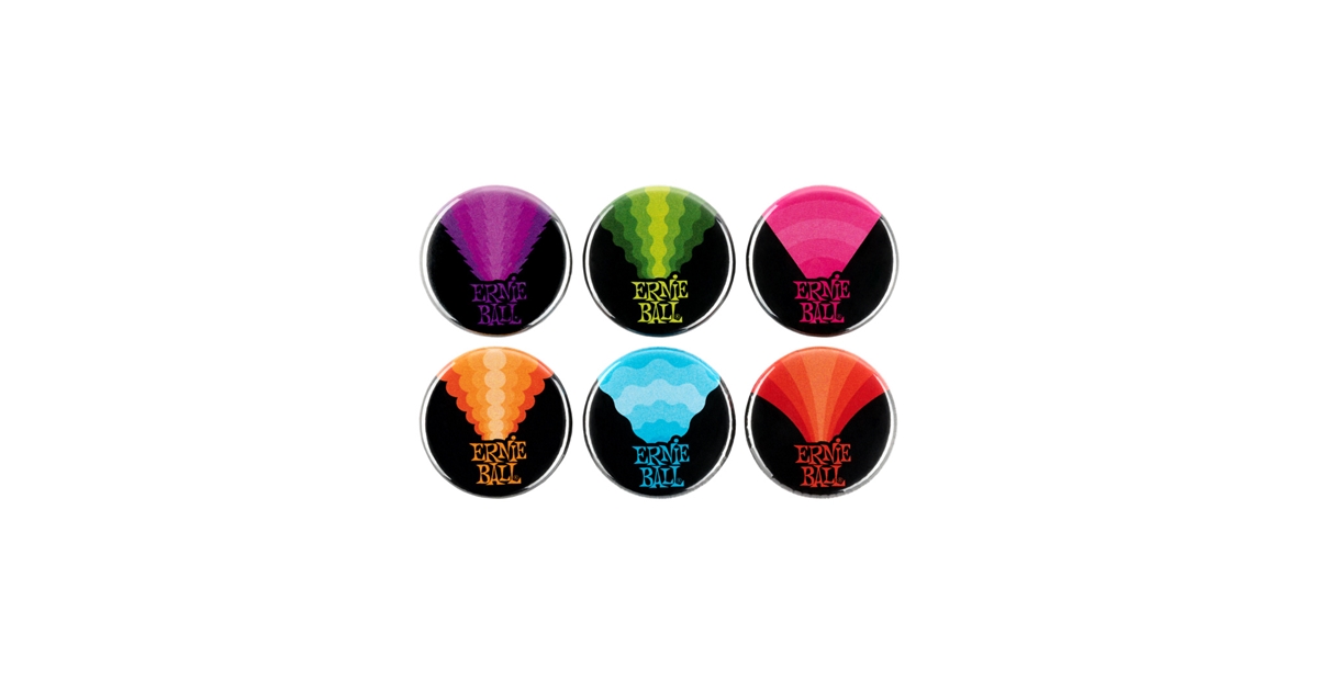 Ernie Ball 4008 Colors of Rock'n'Roll 1 Buttons