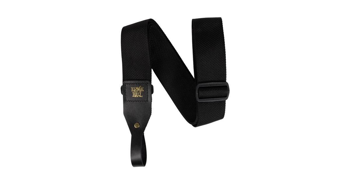 Ernie Ball 5365 Polypro Acoustic Gtr Strap Black