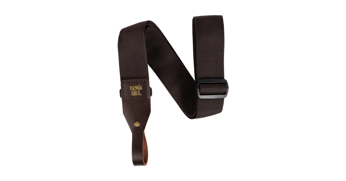 Ernie Ball 5366 Polypro Acoustic Gtr Strap Brown