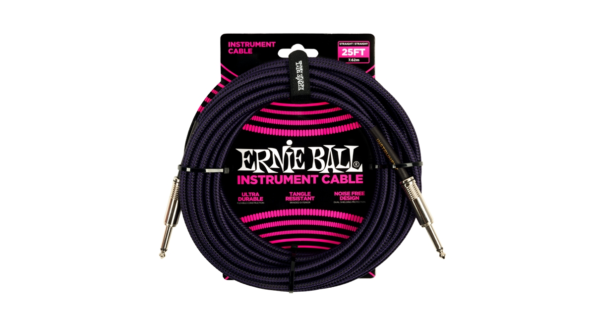 Ernie Ball 6397 Braided Straight Straight 7.6m