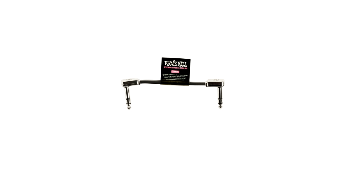 Ernie Ball 6407 Single Flat Ribbon Stereo Patch Cable 7,62cm