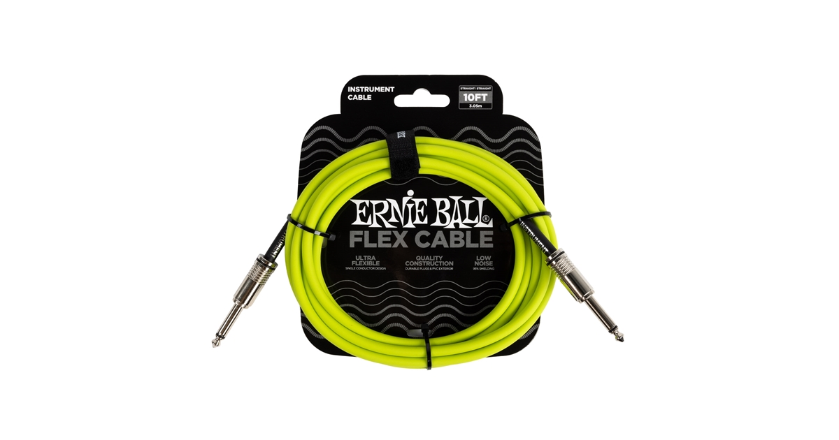 Ernie Ball 6414 Flex Cable Green 3m