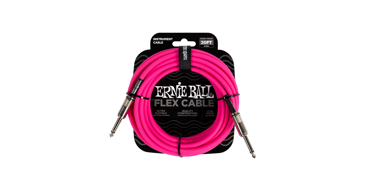 Ernie Ball 6418 Flex Cable Pink 6m
