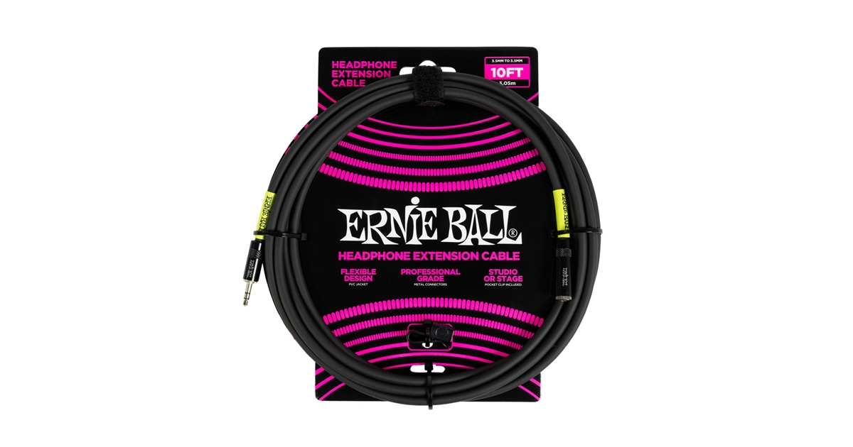 Ernie Ball 6424 Prolunga cuffie trs jack piccolo 3m