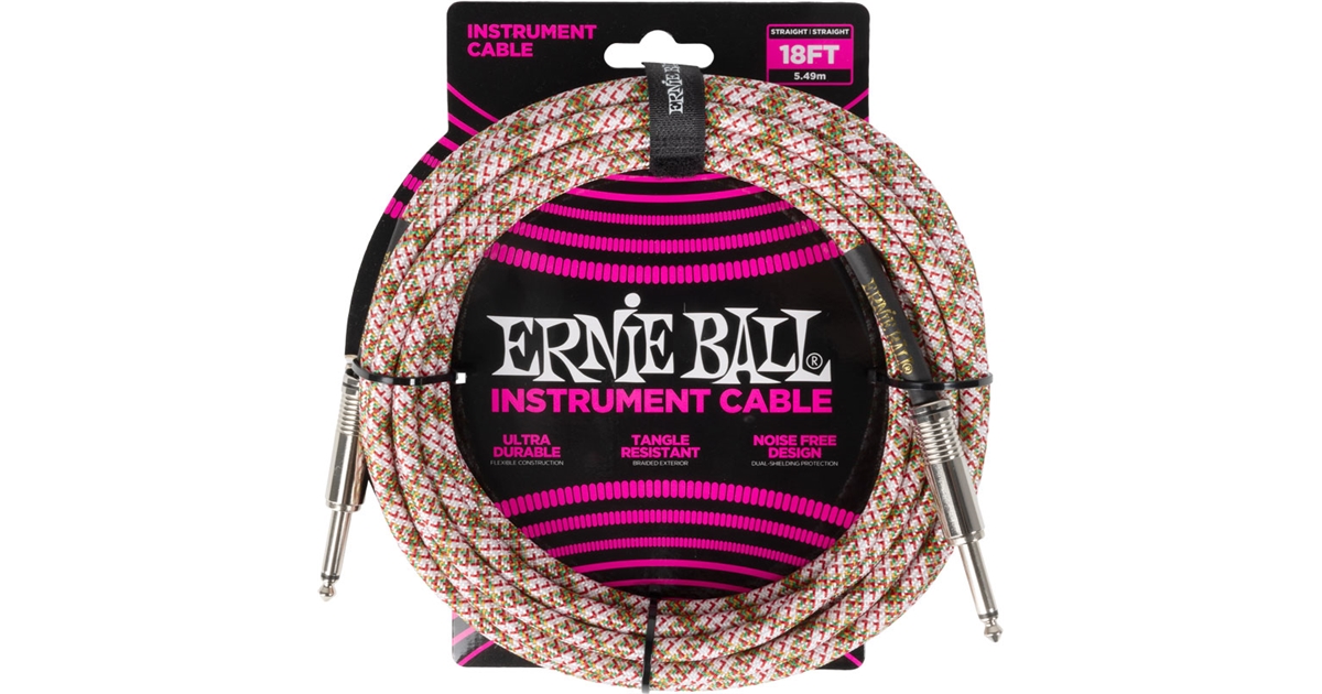 Ernie Ball 6430 Braided Cables Emerald Argyle 5,5m