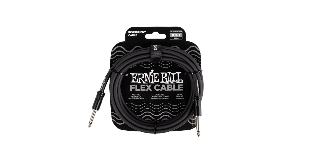 Ernie Ball 6434 Flex Cable Black 3m