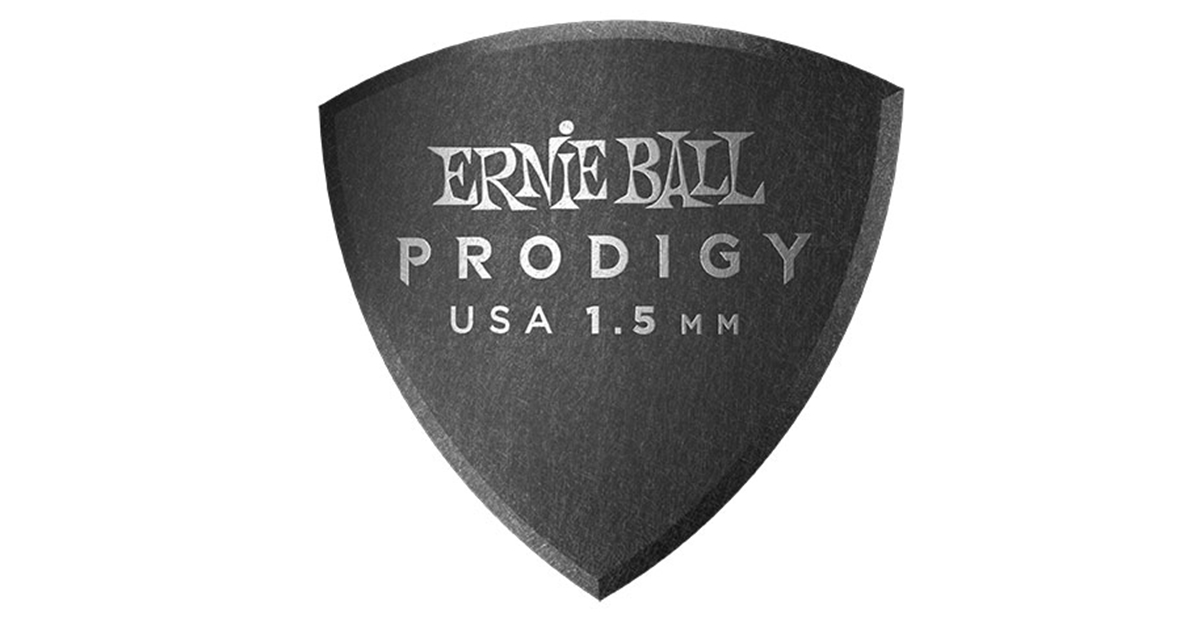 Ernie Ball 9332 Plettri Prodigy Large Black 1,5 mm Busta 6