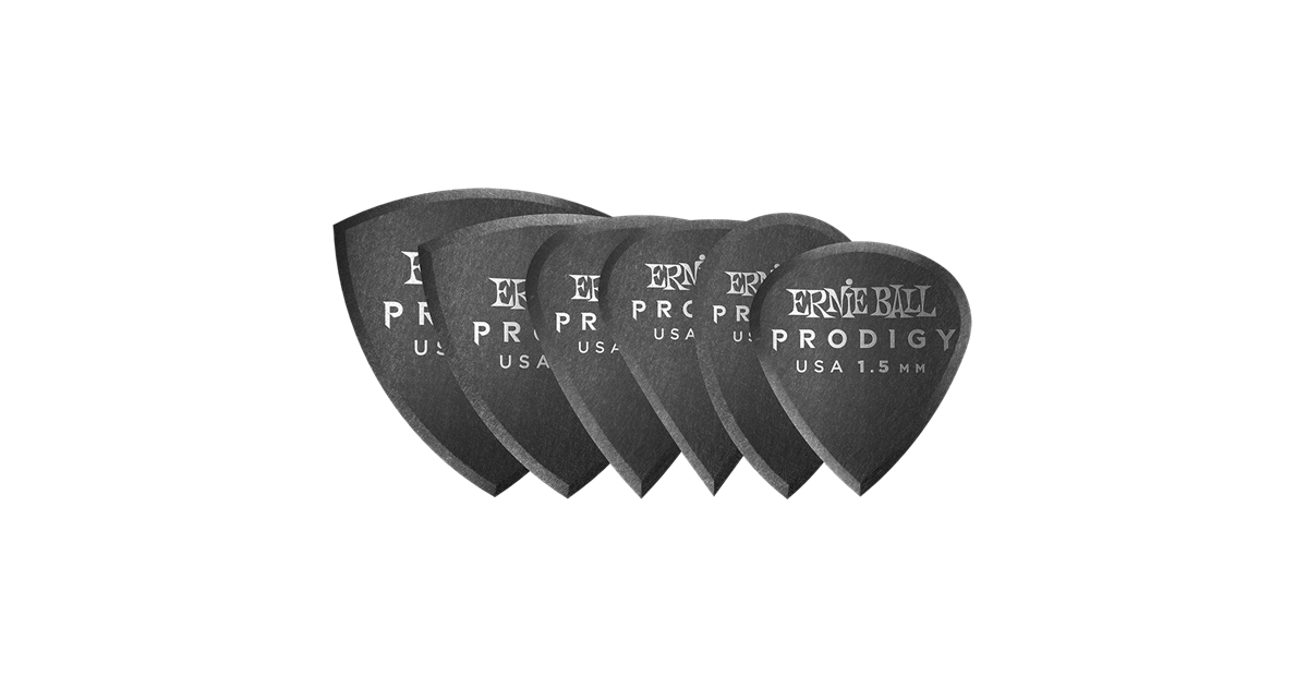 Ernie Ball 9342 Plettri Prodigy Multipack 1,5 mm Busta 6