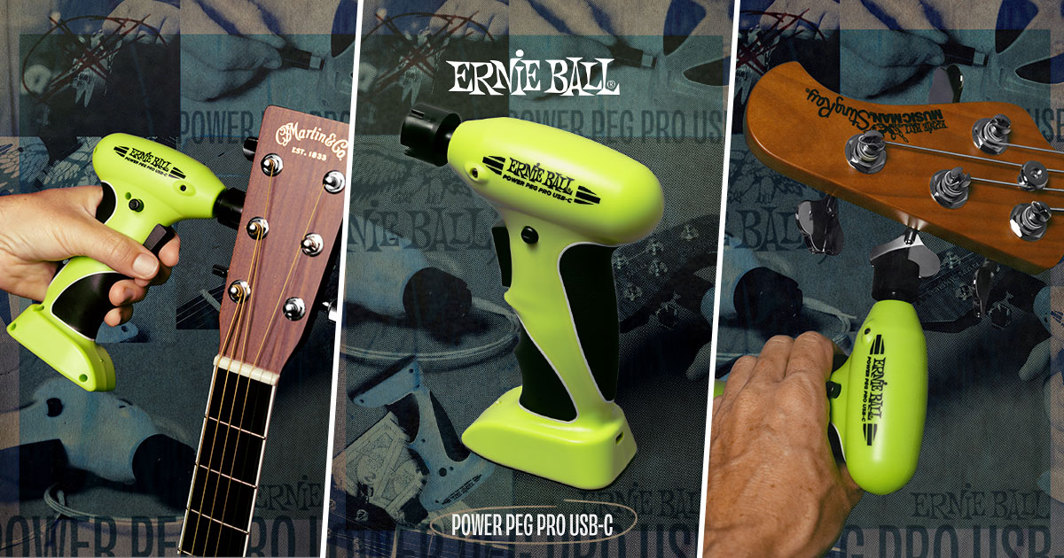 Ernie Ball 9626 Power Peg Pro USB-C