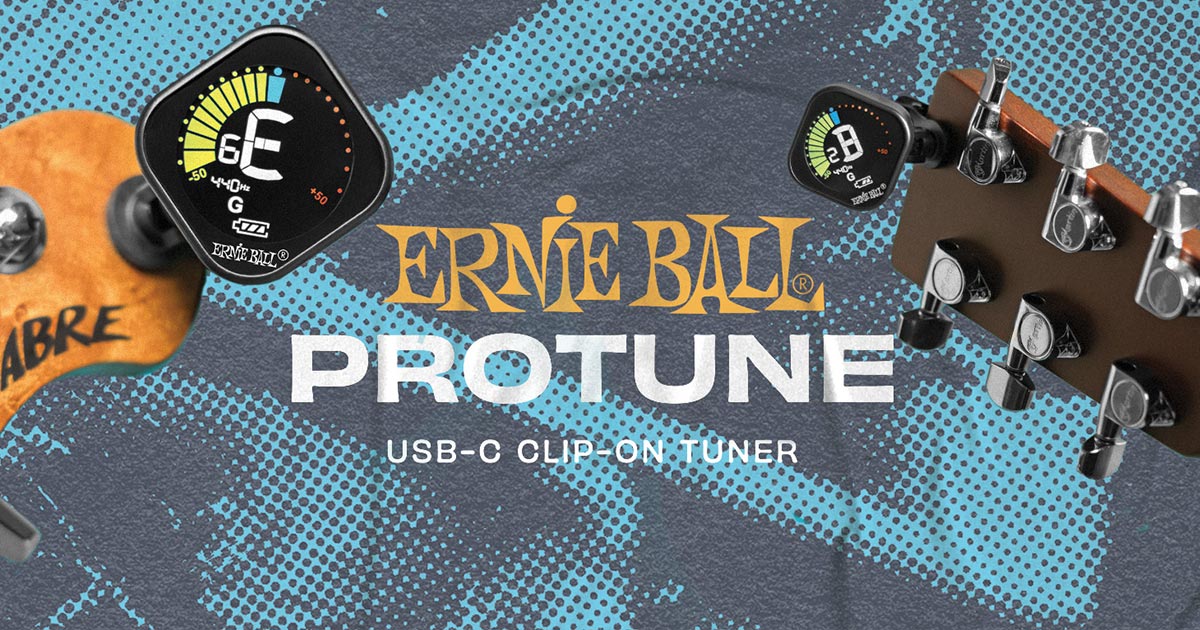Ernie Ball 9627 Protune USB-C Clip-on Tuner