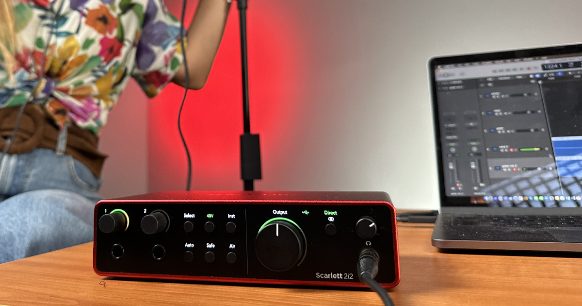 Focusrite Scarlett 2i2 4th Gen