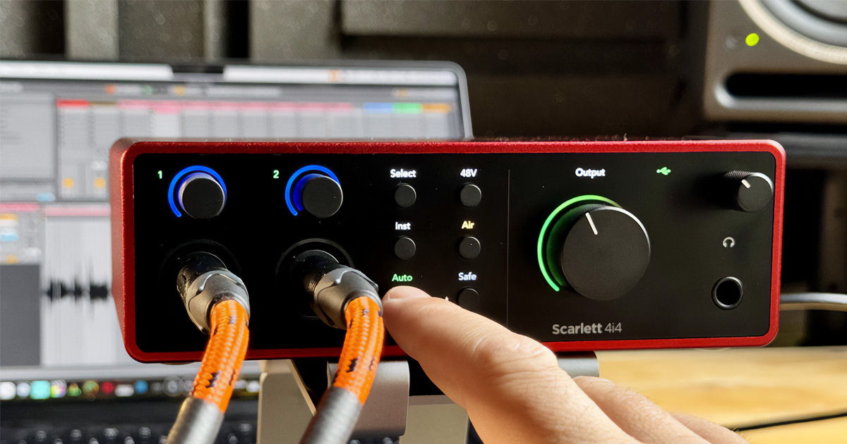 Focusrite Scarlett 4i4 4th Gen