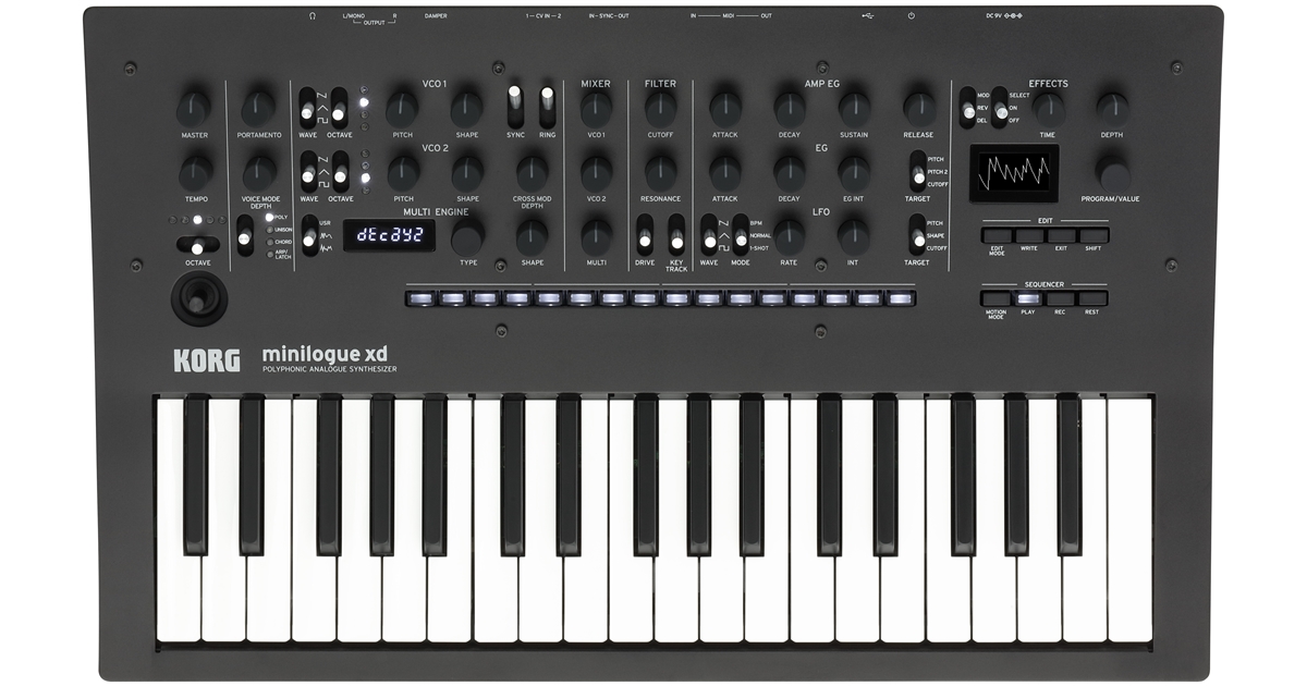 Korg minilogue xd - Sintetizzatore Analogico Polifonico
