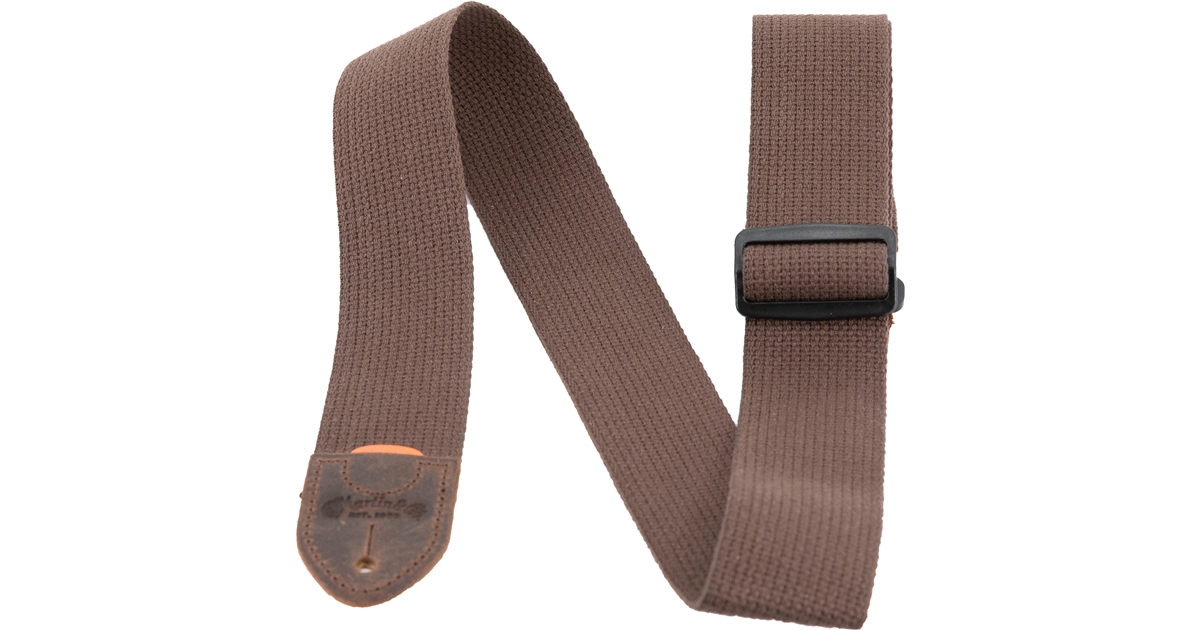 Martin & Co. 18A0105 Tracolla Cotton Weave, Brown, con Pick Holder